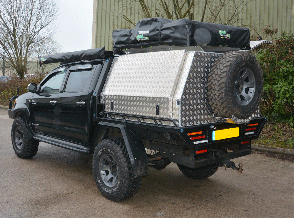 Toyota Overland Bespoke Flat Bed Body Overland Canopies Canopies