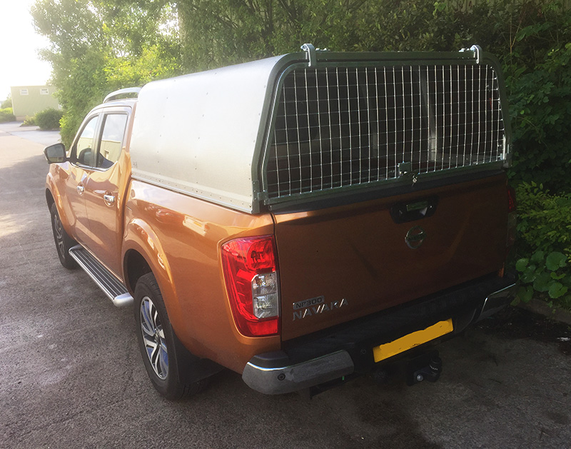Nissan NP300 Agrican Canopy with Mesh Gate