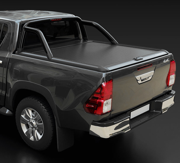 Toyota Hilux 2021- Black Mountain Top Roller Shutter