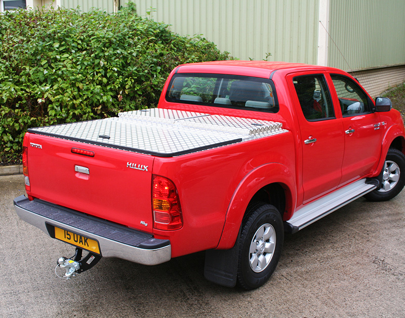 Aluminium Tonneau Cover with Integrated Storage/Tool Box