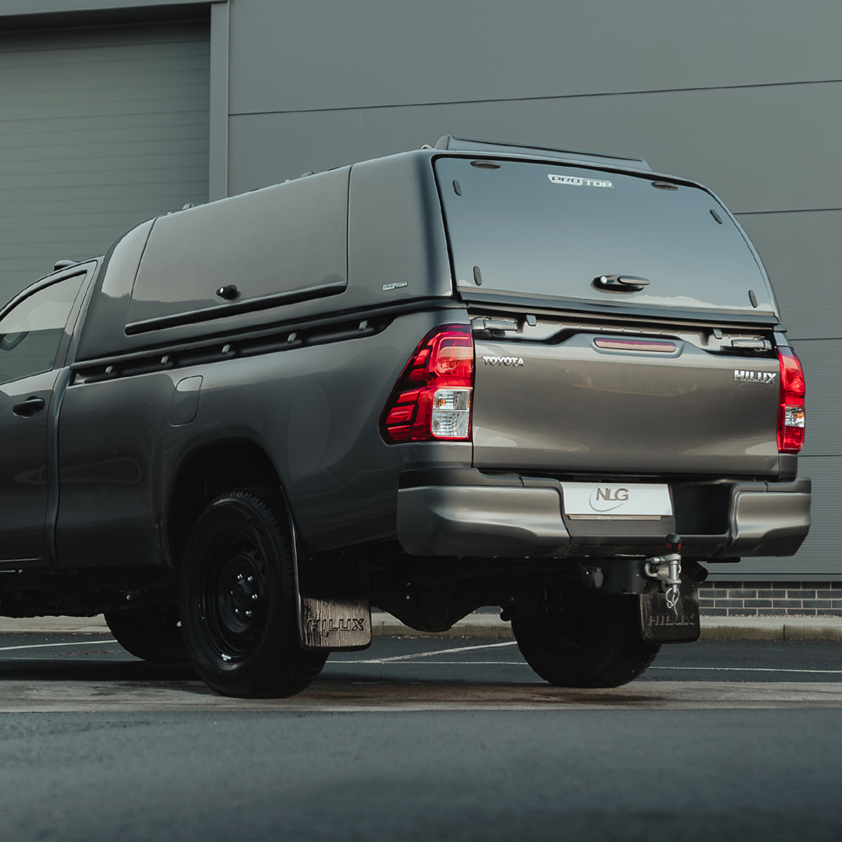 Toyota Hilux Single Cab 2016- ProTop Gullwing Hardtop Canopy in White