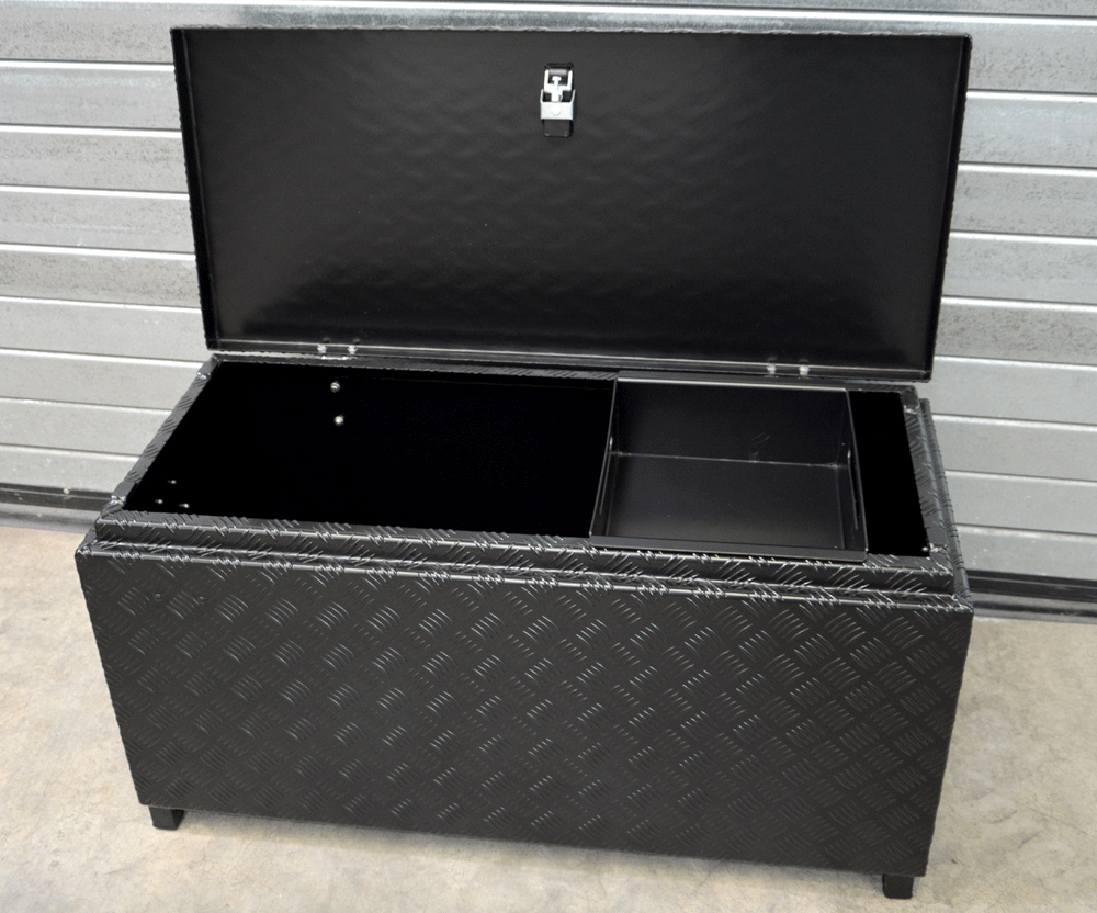 Powder coated Chest with trays