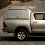 Toyota Hilux 2016- ProTop High Roof Gullwing Canopy in 040 White with Glass Rear Door - Central Locking