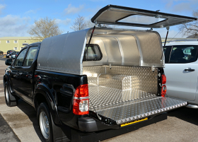 Toyota Extra Cab Agrican with Locking Solid Rear Door with Window 