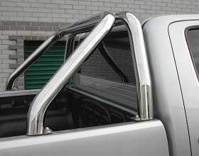 NISSAN NAVARA NP300 16 ON SINGLE STAINLESS STEEL HOOP SPORTS BAR