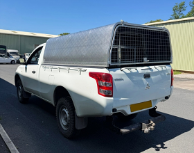 Mitsubishi Single Cab Agrican Canopy with Mesh Gate 