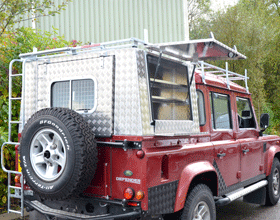 110 Double Cab Land Rover Canopy