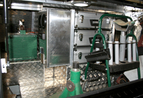 Mobile Farriers Forge fitted to a Nissan D40