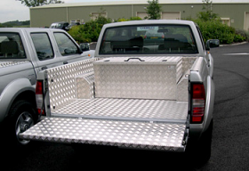 4x4 Aluminium Storage/Tool Box to fit in Between the Wheel Arches