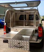 Review of Toyota HIlux dog Carriage and Security Drawers
