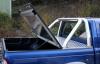 Ford Ranger Samson Hinged Top Cover complete with Stainless Steel Single Hoop Sports Bar.
