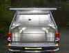 Mitsubishi Mk5 Club Cab complete with Samson Aluminium Lining, fitted with a Bespoke Aluminium Canopy and Storage Boxes.