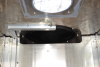 Batery operated fan fitted to roof.