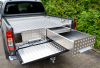Dual Drawers with aluminium platform can be utilised under the Aluminium Canopy.