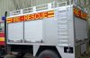 Refurbished panels, roof, ladders and safety Hand railing on roof.