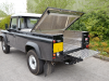 Fully Welded Samson Aluminium Load Liner fitted to this Land Rover 130 single Cab.