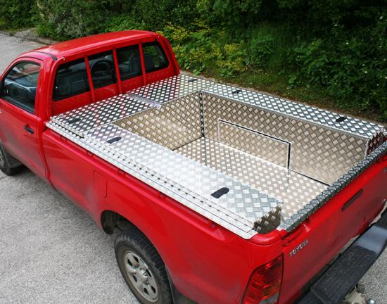 Single Cab Aluminium Boxes and Samson Lining