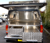 Very spacious storage drawers for all your camping equipment