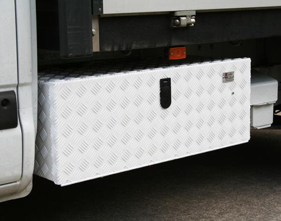 Aluminium Chassis Box powder coated white