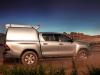 Toyota Hilux 2016 Onwards Pro//Top Tradesman Canopy High Roof Blank Sided In 040 White