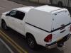Toyota Hilux 2016 Onwards Pro//Top Tradesman Canopy High Roof Blank Sided In 040 White