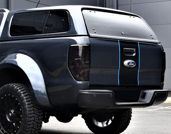 Ford Ranger 2019-2022 Aeroklas Leisure E-Tronic Hardtop Canopy