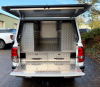 Bespoke fully lockable drawer system, with room left in the centre to house equipment.
