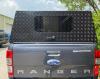 Canopy with mesh in rear door for extra ventilation