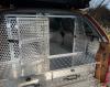 Secure area for transporting dogs
