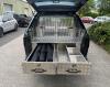 Lockable drawers are hidden when the tailgate is closed