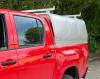 Photo to show the roof bars fitted to the Agrican canopy