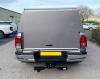 Plain Aluminium Full Sized Rear Door fitted onto a Samson Canopy