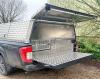 rear opening door, truework, nissan canopy shown on a double cab