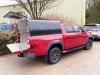 Side view of solid painted Agrican canopy fitted to a Toyota Hilux pickup.