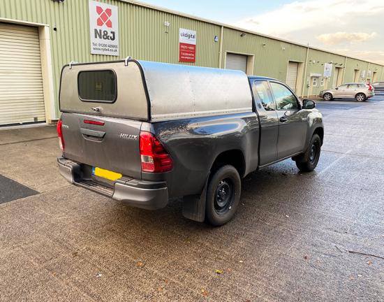 Toyota Extra Cab Agrican with Locking Solid Rear Door with Window 