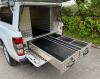 Utility vehicle with open drawers Ford Ranger