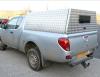 Solid side aluminium canopy on Mitsubishi Extra Cab.