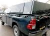 Smooth, painted aluminium canopy for Single Cab Toyota Canopy