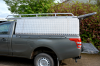 Solid side canopy on a Single Cab Mitsubishi pickup