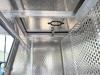 Inside a gullwing canopy with shooting hatch and dog divider