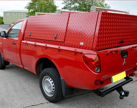 Misubishi Single Cab Samson Gullwing Canopy