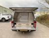 Rear view of dog and utility combo