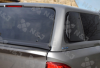 Rear of the Aeroklas Canopy on the Nissan NP300 double cab  offside Pop out