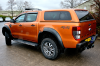 New Ford Ranger fitted with the Aeroklas Pop out Windows Canopy
