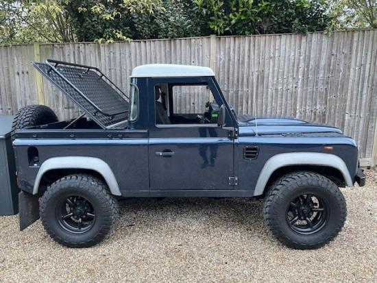 Powdercoated Land Rover 90/110 Samson Hinged Aluminium Top Cover ...