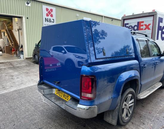 VW Amarok Samson Extended Rear Door Canopy