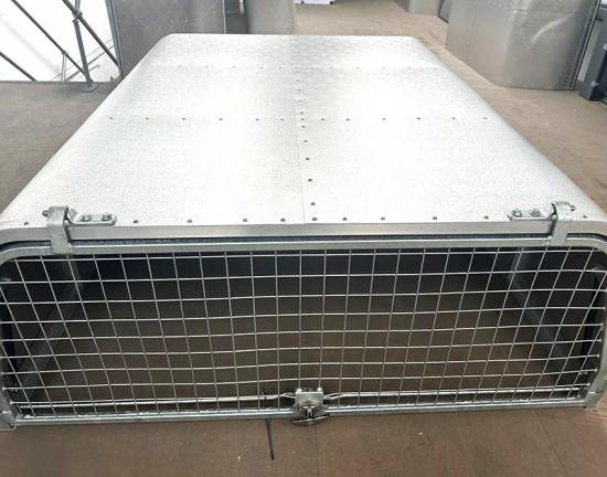 Agrican Canopy with a Mesh Gate  BUY NOW  Toyota with Ladder Rack 2005-2015 Double Cab 